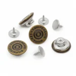 No-Sew Dungaree Buttons - 5/8", 4 sets
