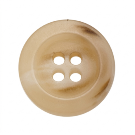 Marble Concave 4 Hole Polyester Jacket Coat Button