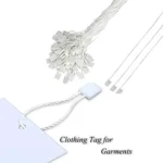 White Nylon Garment Hang Tag String Cord